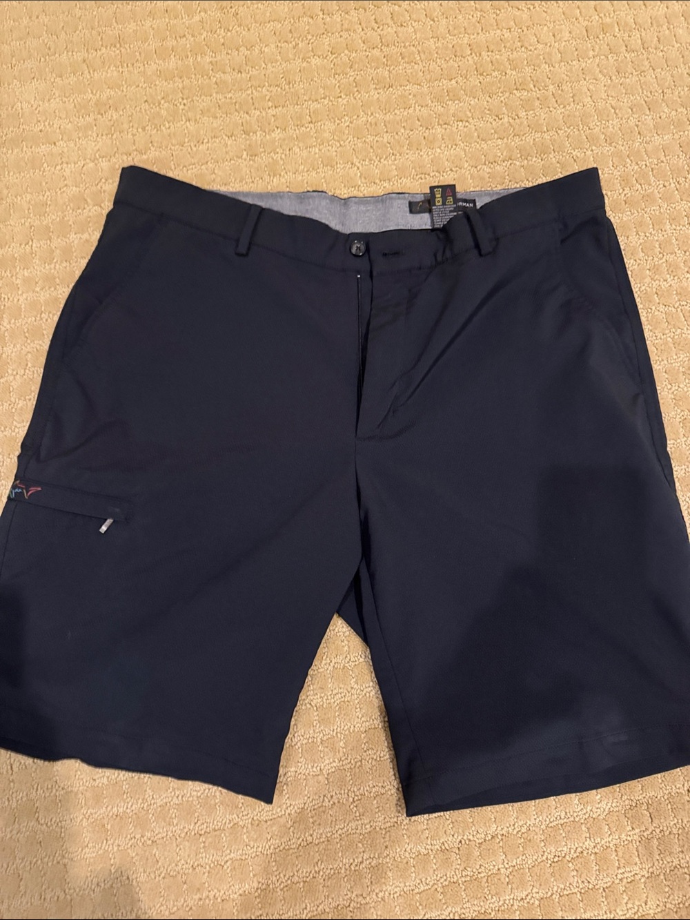 Greg Norman Collection Navy Performance Golf Shorts
